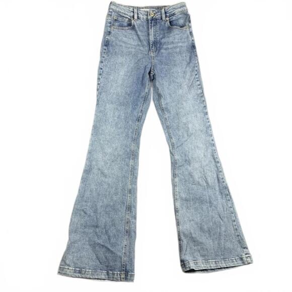 Garage Denim Womens Size 0125inchW HighWaisted Flare Jeans - Picture 1 of 7